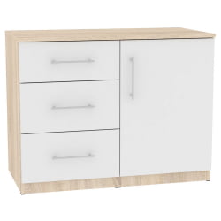 Комод Калисто(К13)699х902х468ручкарейлинг160мм(ДСС-Белый) / Калисто(K13)699х902х468ручкарейлинг160мм(ДСС-Белый)