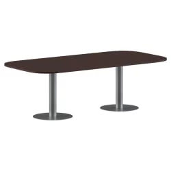 Конференц-стол на 6-8 человек ИМАГО ПРГ-8 Венге Магия-алюминий / IMAGO