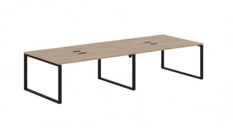 Бенч-система ЕДИС ЕКВСТ 3513 Дуб Денвер светлый Черный / EDIS EQWST