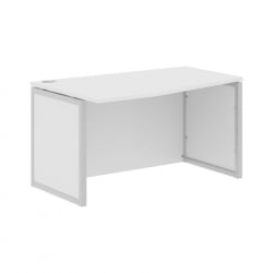Стол письменный левый КСТЕН-КП КСКПCТ 149Х Л Белый Серый / XTEN-QP XQPCT 149H L