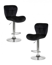 Стул барный DOBRIN BARNY (черный велюр (MJ9-101)) 2 шт
