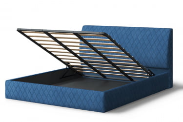 Кровать Хилтон, 2000*1800мм, синий