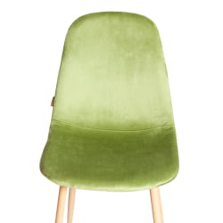 Стул для кухни BREEZE (mod. JSC-58) Велюр/металл , 44 х 53 х 86 см, Green (зеленый) HLR54 / натуральный