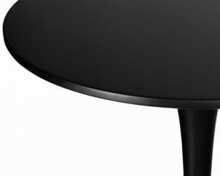 Обеденный стол MIA BAR (черная столешница, черное основание)