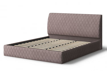 Кровать 160 на 200 Хилтон, 2000x1600 мм, кофе