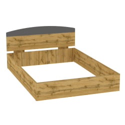 Кровать Алиса(Л7)1447х798х2063(ДВ-Графит) / Алиса(L7)1447х798х2063(ДВ-Графит)