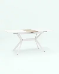 Стол обеденный раскладной Орландо 120-160 Белый