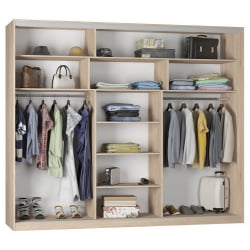 Шкаф-купе Б-230х270х60-1(ДКМ-Д7Д7Д7) / B-230х270х60-1(ДКМ-D7D7D7)