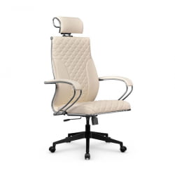 Кресло руководителя Metta L 2c 44C/K116 Infinity Easy Clean (MPES) Комплект 6 Молочное
