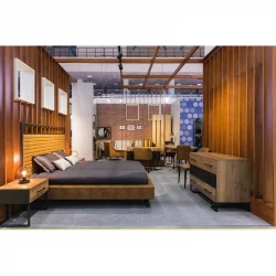 Тумба дизайнерская Loft Дуб табак/Графит