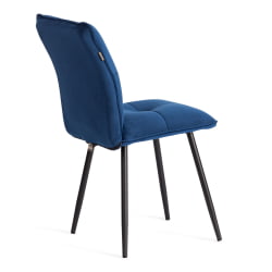 Металлический стул Sweet LT, велюр, Blue (синий), 41х55х88 см