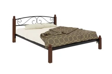 Кровать Вероника Lux 1200х1900 Черная Кровать Вероника Lux 1200х1900 Черная