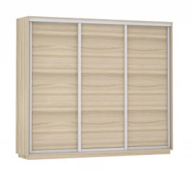 Шкаф-купе ясень Экспресс Трио Элемент 2400х2200х Ясень шимо светлый / 2400х2200h