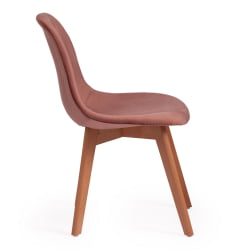 Стул CINDY SOFT (mod. C1021F1) Коралловый (HLR 44)/натуральный