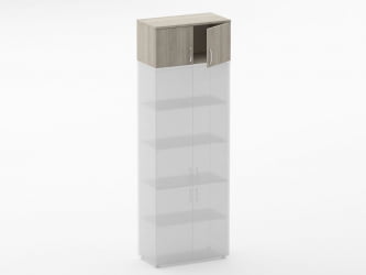 Антресоль Glassy 6.04.131 Дуб сантана светлый