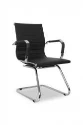 Кресло для посетителей CLG-620 LXH-C Black
