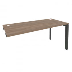 Стол-приставка на П-образном м/к к опорным элементам ОНИКС О.МП-СПР-4.7 Дуб Аризона/Антрацит / ONIX O.MP-SPR-4.7
