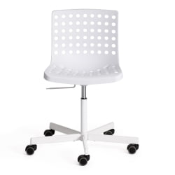 Офисное кресло SKALBERG OFFICE (mod. C-084-B) металл/пластик, 46 х 59 х 75-90 см, White (белый)