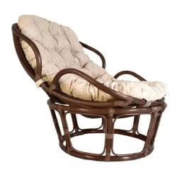 Кресло Папасан Челси 23/03 молочный шоколад