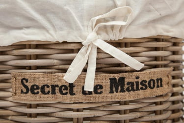 Корзина Secret De Maison Letti (набор из 2 штук) натуральный ротанг, D48*58/D38*49 см, Натуральный Кубу / Natural Kubu