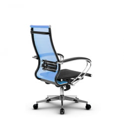 Кресло офисное МЕТТА B 2m 9/K131, Основание 17834 Комплект 3 Васильковое Черное