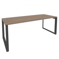 Стол рабочий руководителя на О-образном м/к ONIX O.MO-SRR-6.8 Дуб Аризона/Антрацит