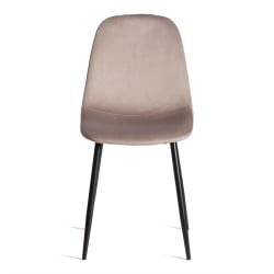 Стул для кухни BREEZE (mod. 4724) Велюр/металл , 44 х 53 х 87 см, Coffee (кофейный) HLR9 / черный