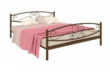 Кровать Каролина Plus 1800х2000 Коричневая Кровать Каролина Plus 1800х2000 Коричневая