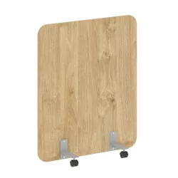 Перегородка на металлических опорах, на роликах Р-лине  ДП.Р-100-120 Тиквуд Светлый / R-line DP.R-100-120