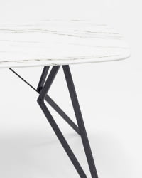 Стол обеденный Денвер 140кс90 Белый / 140x90