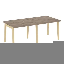 Стол переговорный (2 столешницы) ONIX WOOD OW.PRG-2.1 Тиквуд Темный/Светлый Стол переговорный (2 столешницы) ONIX WOOD OW.PRG-2.1 Тиквуд Темный/Светлый