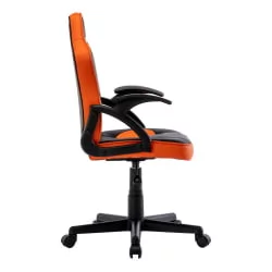 Кресло компьютерное BRABIX Shark GM-203 экокожа Черный-оранжевый