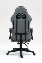 Кресло спортивное ТопЧаирс Коммандер серо-черный / TopChairs Commander