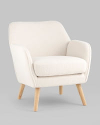 Кресло Ричи тедди Белый