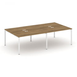 Рабочая станция двухсторонняя на 4 места CONCEPT CN.DRS-007 Сандал Янтарный Белый