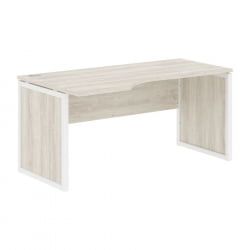 Стол письменный левый КСТЕН-КП КСКПCЕТ 169 Л Сосна Эдмонт Белый / XTEN-QP XQPCET L