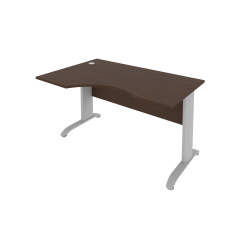 Стол криволинейный левый Riva ПЛ.СА-2 Л Венге/Металлик