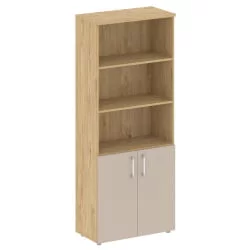 Шкаф высокий широкий SHIFT SK.ST-1.1 Тиквуд Светлый/Капучино Шкаф высокий широкий SHIFT SK.ST-1.1 Тиквуд Светлый/Капучино