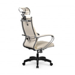 Кресло руководителя Metta L 2c 44C/K116 Infinity Easy Clean (MPES) Комплект 4 Молочное