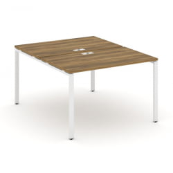 Рабочая станция двухсторонняя на 2 места CONCEPT CN.DRS-002 Сандал Янтарный Белый