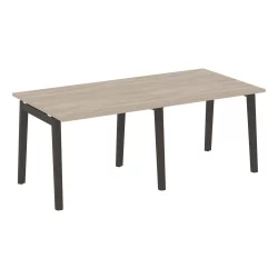 Стол переговорный (2 столешницы) ОНИКС ВООД ОВ.ПРГ-2.1 Дуб Аттик/Темный / ONIX WOOD OW.PRG-2.1