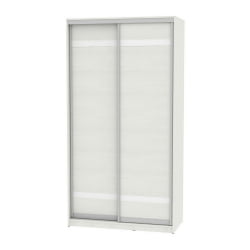 Белый шкаф-купе в спальню Б-220х120х60-3(ВД-Д9Д9) / B-220х120х60-3(ВД-D9D9)