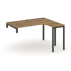 Стол-надставка на опорную тумбу (правый) CОНCЕПТ CН.ОСАН-004(Р) Сандал Янтарный Черный / CONCEPT CN.OSAN-004(R)