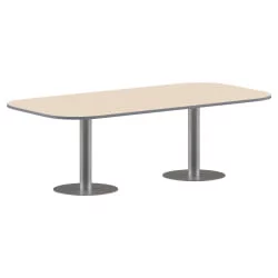 Конференц-стол на 6-8 человек ИМАГО ПРГ-8 Клен-алюминий / IMAGO
