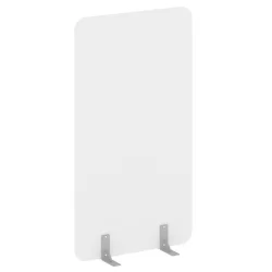 Перегородки на металлических опорах на фетровых подпятниках R-line DP.F-100-180 Белый Бриллиант