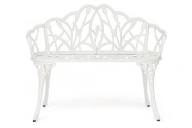 Скамья Secret De Maison Strauss (Штраус) алюминиевый сплав, 99хх56х76см, butter white