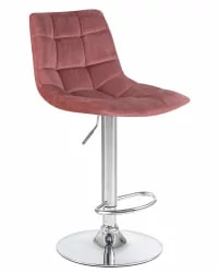 Барный стул DOBRIN TAILOR Пудрово-розовый велюр MJ9-32
