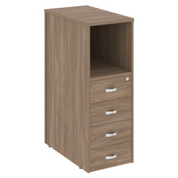 Тумба 4 ящика завершающая, левая ОНИКС О.Р-ТВ-4(Л) Дуб Аризона / ONIX O.R-TV-4(L)