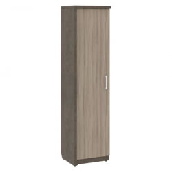 Шкаф/Гардероб узкий с глухой дверью левый WOOD&STONE СФ-534571 Бетон Чикаго темный Дрифтвуд Шкаф/Гардероб узкий с глухой дверью левый WOOD&STONE СФ-534571 Бетон Чикаго темный Дрифтвуд