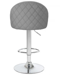 Стул барный ДОБРИН МИЛАНА (серый велюр (МДЖ9-75)) 2 шт / DOBRIN MILANA (MJ9-75))